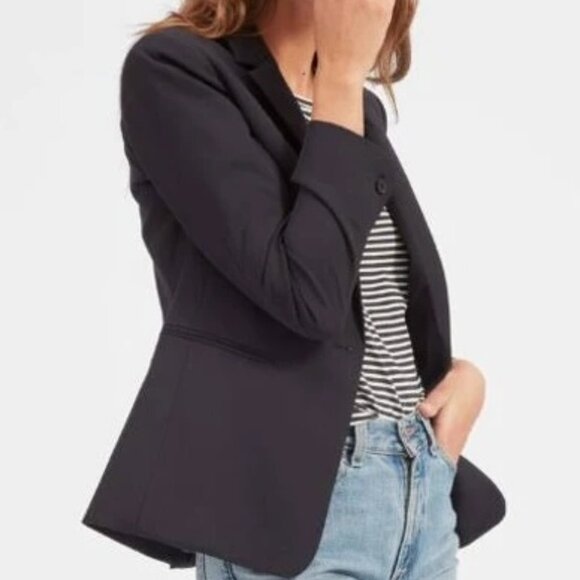 Everlane Women's The Italian GoWeave Classic Blazer Size 0 - Picture 1 of 5